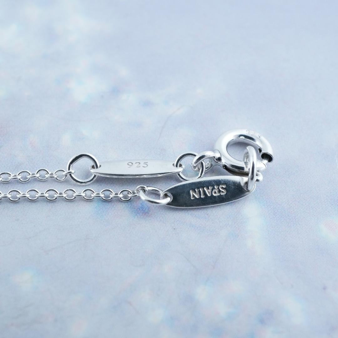 Excellent Tiffany & Co Aquamarine Silver 925 Open Heart Necklace Elsa Peretti