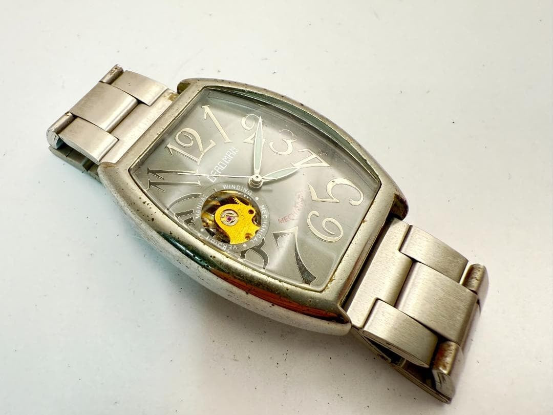 Vintage Deadman Skeleton Japan Made Men Quartz Watch Used