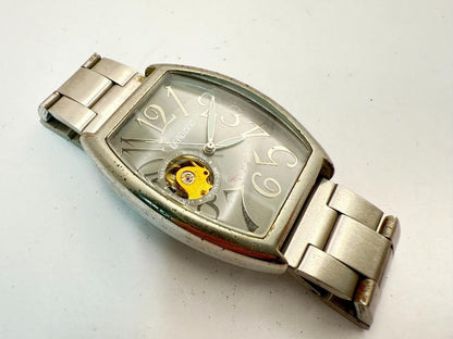 Vintage Deadman Skeleton Japan Made Men Quartz Watch Used