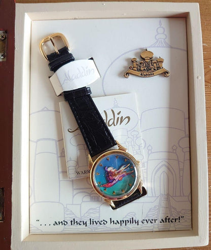 Rare Disney Aladdin Analog Watch Limited To 2500 Pieces 1997 from Japan