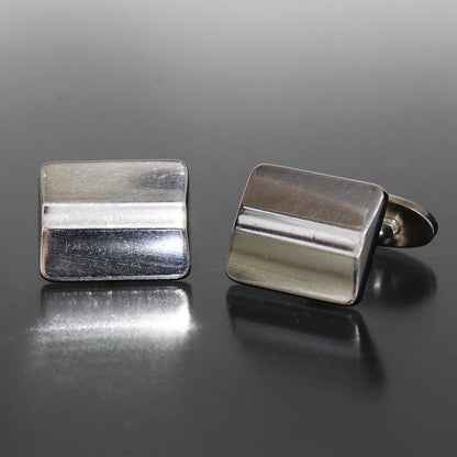 Georg Jensen Cufflinks Square Sterling Silver SV925 Men's 6543A Denmark Used