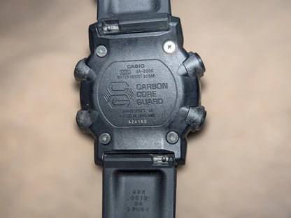 CASIO G-SHOCK GA-2000 Carbon Core Guard Watch Camouflage Dial Analog Digital