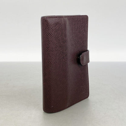 Louis Vuitton Agenda PM Notebook Cover Damier Acajou Leather R20416 Bifold Spain