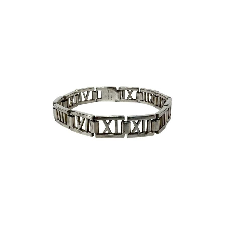 Vintage Tiffany & Co Sterling Silver 925 Atlas Link Bangle Bracelet 16.5cm Rare