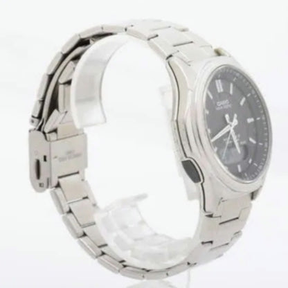 CASIO Wave Ceptor WVA-M630D-1AJF Solar Radio Watch Black Dial 42mm Steel Band