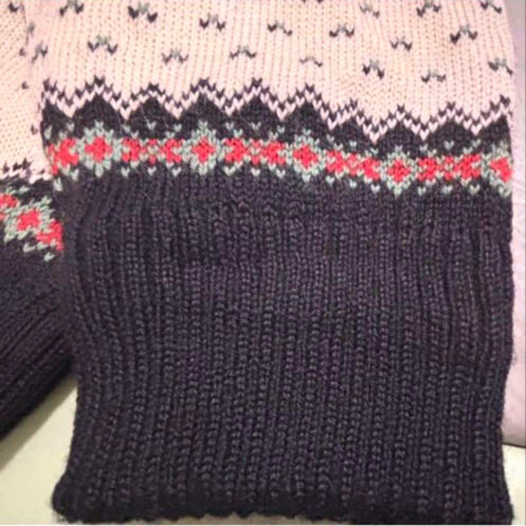 DALE OF NORWAY Nordic Sweater Wool Knit Black Cream Snowflake Pattern Men's M