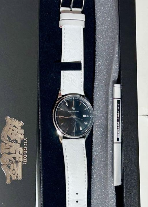 Super Groupies x Yu-Gi-Oh! Seto Kaiba Model Wrist Watch Used From Japan Rare