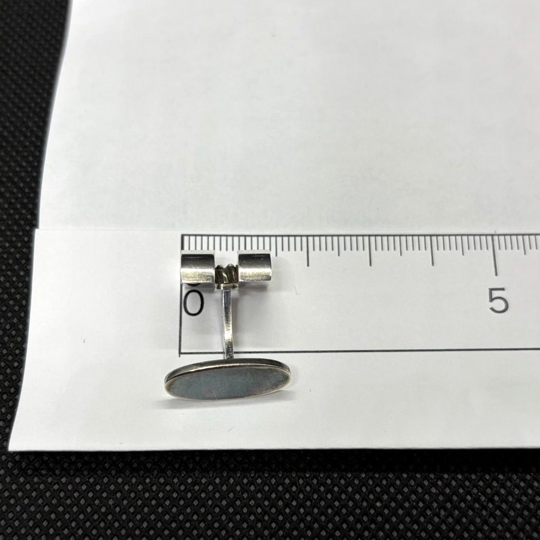 Georg Jensen Cufflinks Model 67 Sterling Silver 925 Men's Vintage Denmark Design