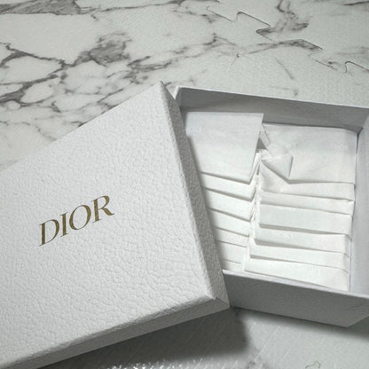 Rare Christian Dior Cannage Studded Black Leather Card Case Holder Used Auth