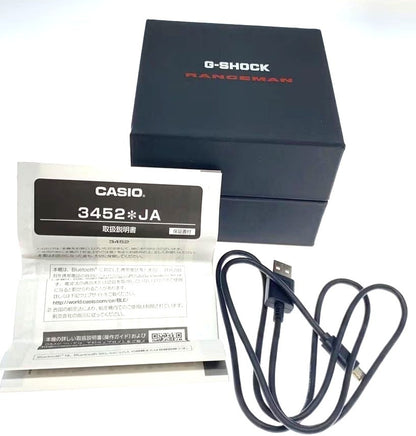 Casio G-Shock Rangeman GPR-B1000-1JR Solar GPS Digital Watch Black Resin Used