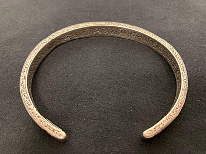 KONSTANTINO Sterling Silver Bangle Bracelet Length 15.7cm 6.1" Used From Japan