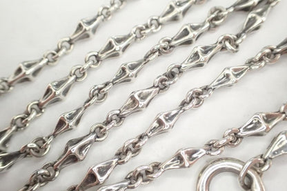 Bloody Mary Tiny Bone Chain Necklace Silver 925 50cm 19.7" Used 24.9ｇ Hook