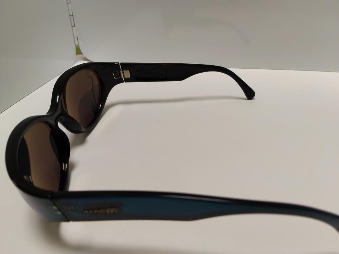 Arnette HooDoo Sunglasses Blue Black Lens Greg Arnet Signature 90s Y2K Vtg Used