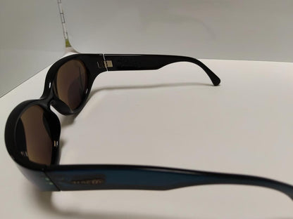 Arnette HooDoo Sunglasses Blue Black Lens Greg Arnet Signature 90s Y2K Vtg Used