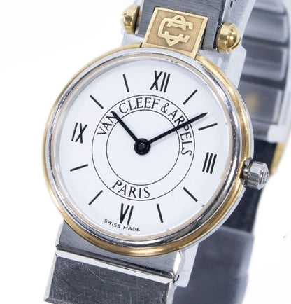Van Cleef & Arpels La Collection Analog Quartz Watch Women Battery Replaced