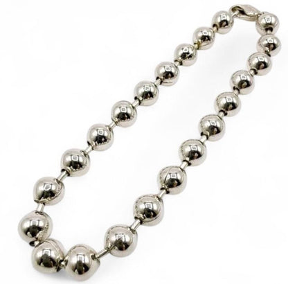 Excellent Christian Dior Ball Chain Bracelet length 20cm 7.8" Used Japan