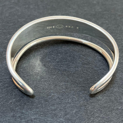 Georg Jensen Marcy # 618A Sterling Silver 925 Bangle Bracelet Size S Used