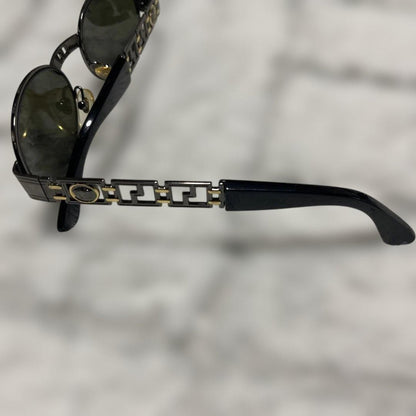 Gianni Versace Authentic VTG S43 91M Sunglasses Medusa Greca Italy Made Used