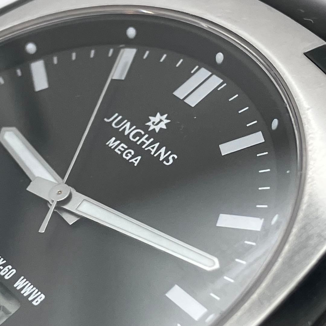 Junghans Mega DCF77 40-JJY-60 Radio-Controlled Quartz Watch Men
