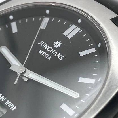 Junghans Mega DCF77 40-JJY-60 Radio-Controlled Quartz Watch Men