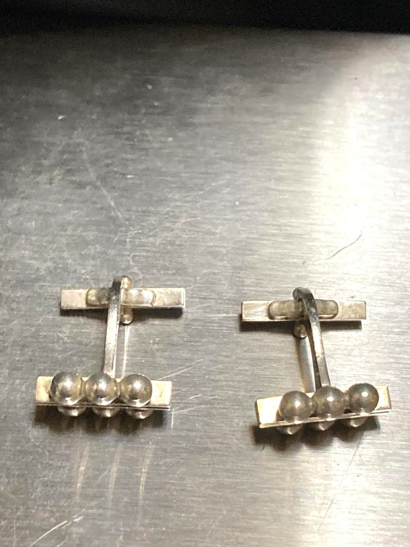 Vintage Georg Jensen # 61 Sterling Silver 925 Cufflinks Harald Nielsen