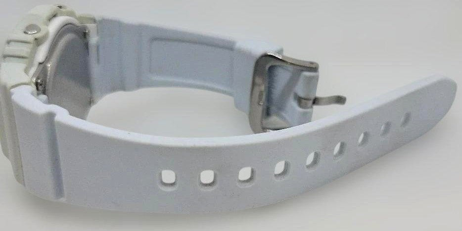 CASIO BABY-G BGD-565SC Digital Watch White Purple Dial Square Case Working