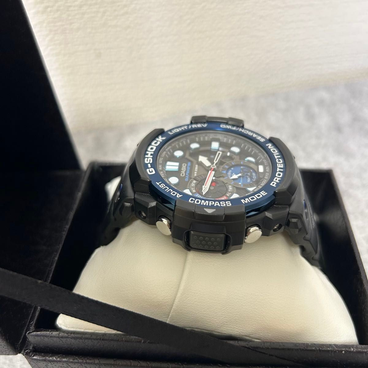 CASIO G-SHOCK GULFMASTER GN-1000B Analog Digital Mens Watch Black Blue Box