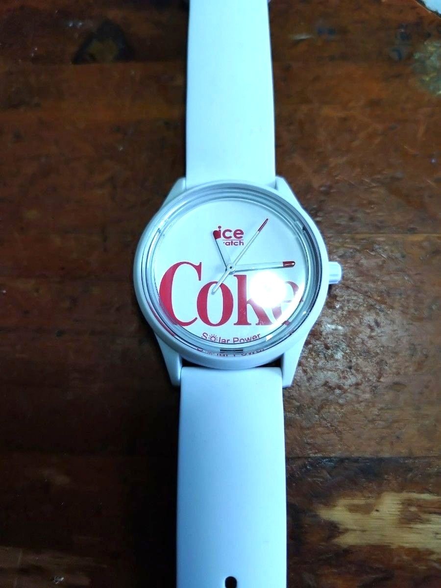 Ice-Watch 018513 Coca-Cola Collab Quartz Watch White Logo Dial With Case New