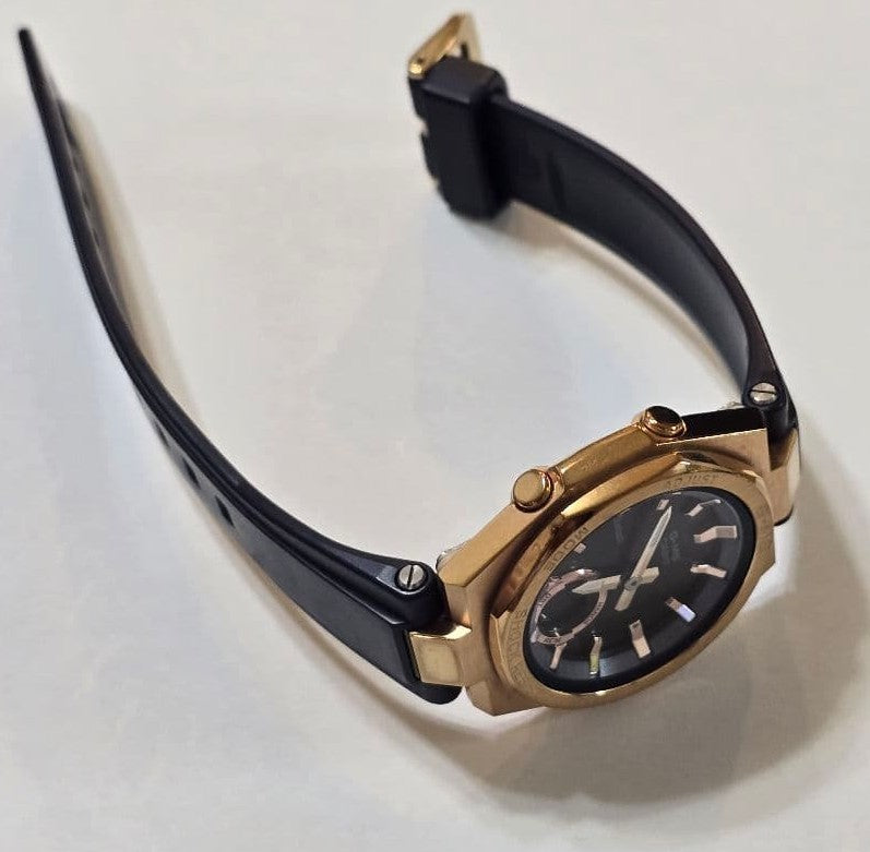 CASIO BABY-G MSG-B100G-2AJF G-MS Tough Solar Watch Gold Black Resin 37.2mm