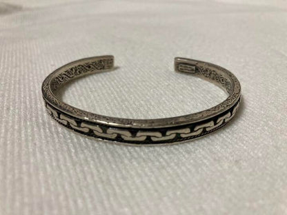KONSTANTINO Sterling Silver Bangle Bracelet Length 15.7cm 6.1" Used From Japan