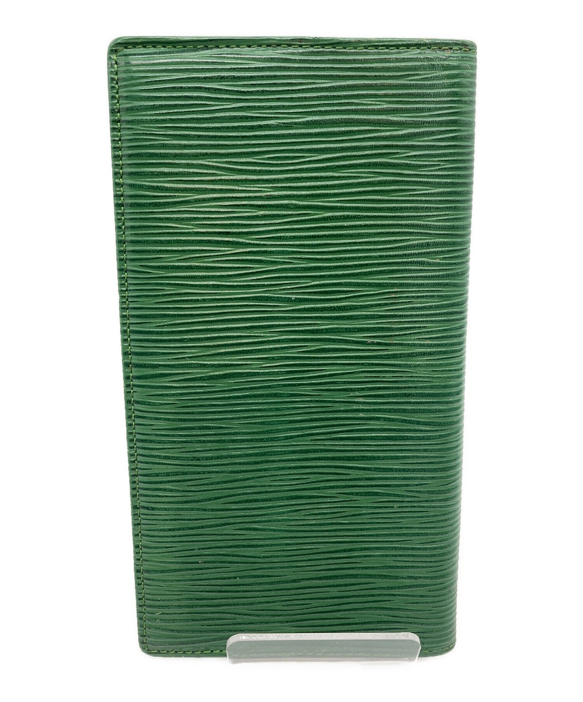 LOUIS VUITTON Agenda Cover R20524 Green Epi Leather Notebook Case Vintage