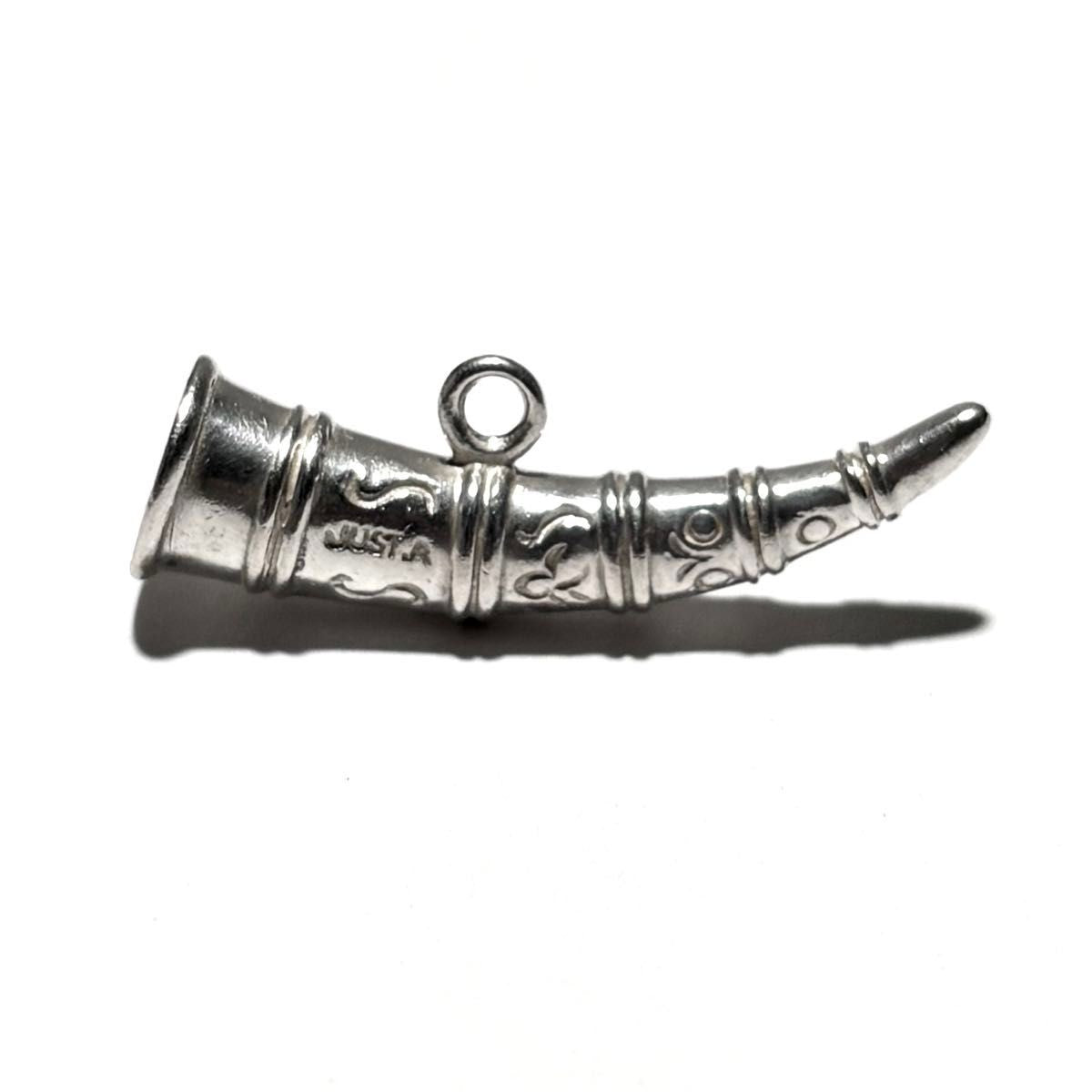 Vintage 50s Just Andersen Sterling Silver 925 Charm Pendant Top Denmark