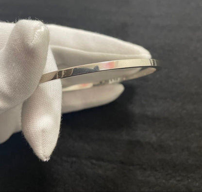 GEORG JENSEN # 51A Sterling Silver 925 Bangle Bracelet L18.6cm 73.in