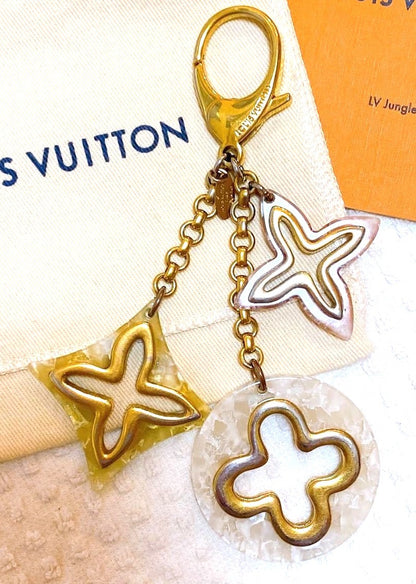 Louis Vuitton Bijou Sac Insolence Bag Charm Keychain Gold Resin M66884 6.0in