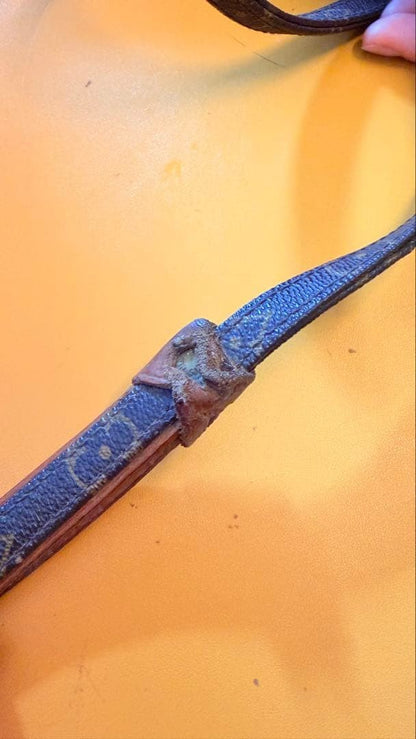 Louis Vuitton Monogram Pet Leash Lesse Baxter MM M58056 Dog Leather 110cm 43.3in