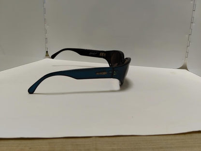 Arnette HooDoo Sunglasses Blue Black Lens Greg Arnet Signature 90s Y2K Vtg Used