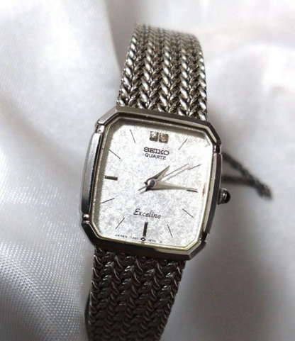 Vintage SEIKO Exceline 7321-5910 Quartz Analog  Watch Women Battery replaced