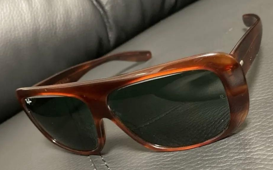 Ray-Ban Blair Vintage 80s Sunglasses USA Made Bausch Lomb Tortoiseshell Used