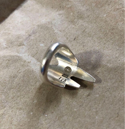 Georg Jensen # 125 Sterling Silver 925 Ring Henning Koppel Size 49 US 4.75