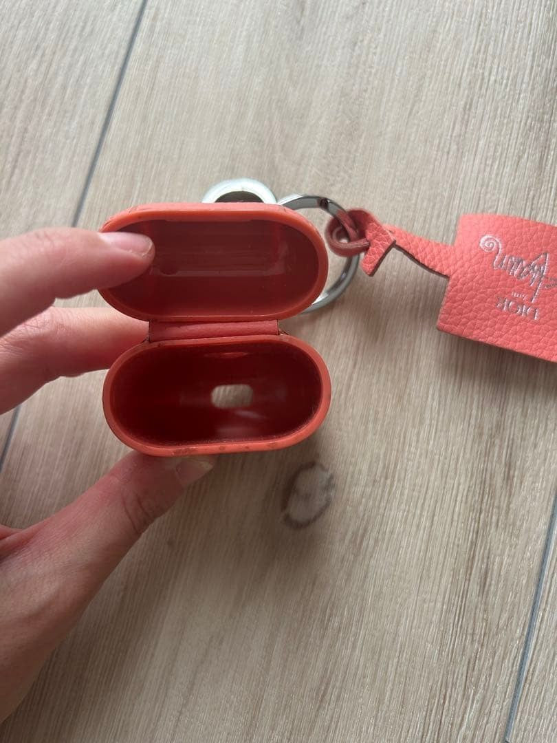 Christian Dior x  Shawn Stussy Air Pods Case Cover Key Ring Good Condition