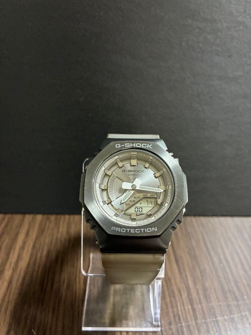CASIO G-SHOCK GM-S2100MF-1AJF Analog Digital Watch Metal Case Gray Resin Band