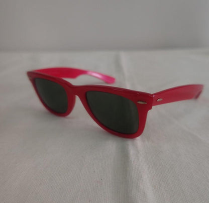 Ray-Ban Bausch Lomb Red 5022 Vintage 80s Sunglasses Classic Retro Eyewear Rare