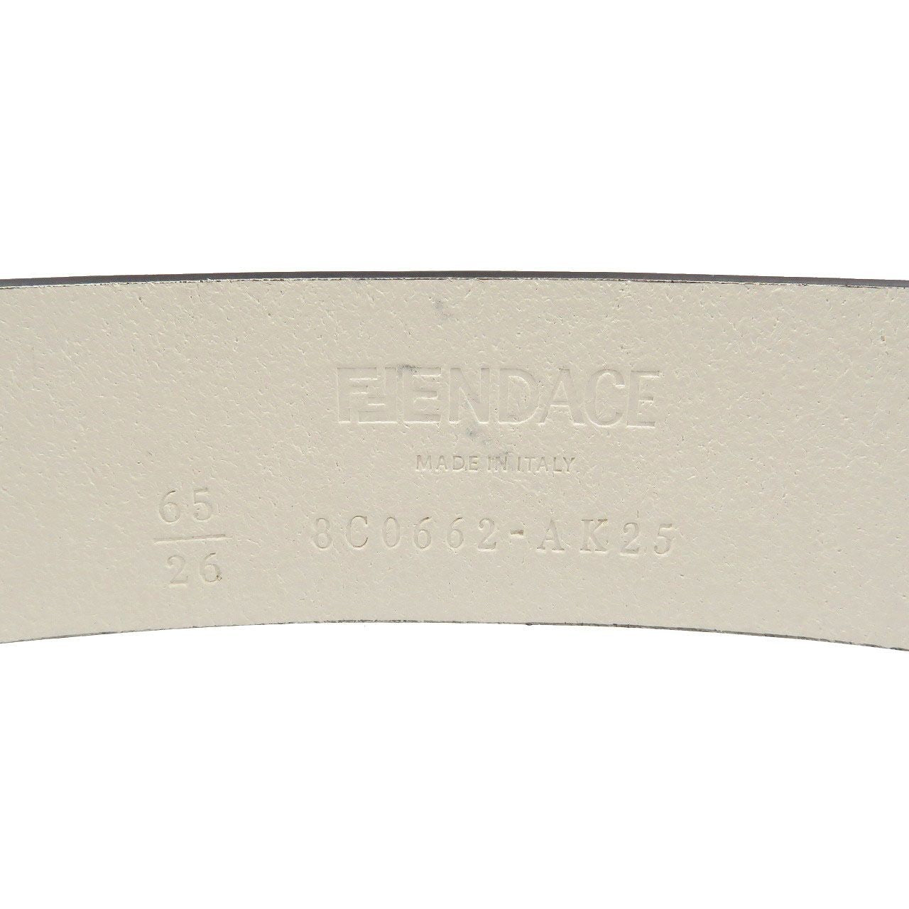 Fendi x Versace Fendace Collaboration 2022 Gold Tone Logo Belt Size 65/26 78cm
