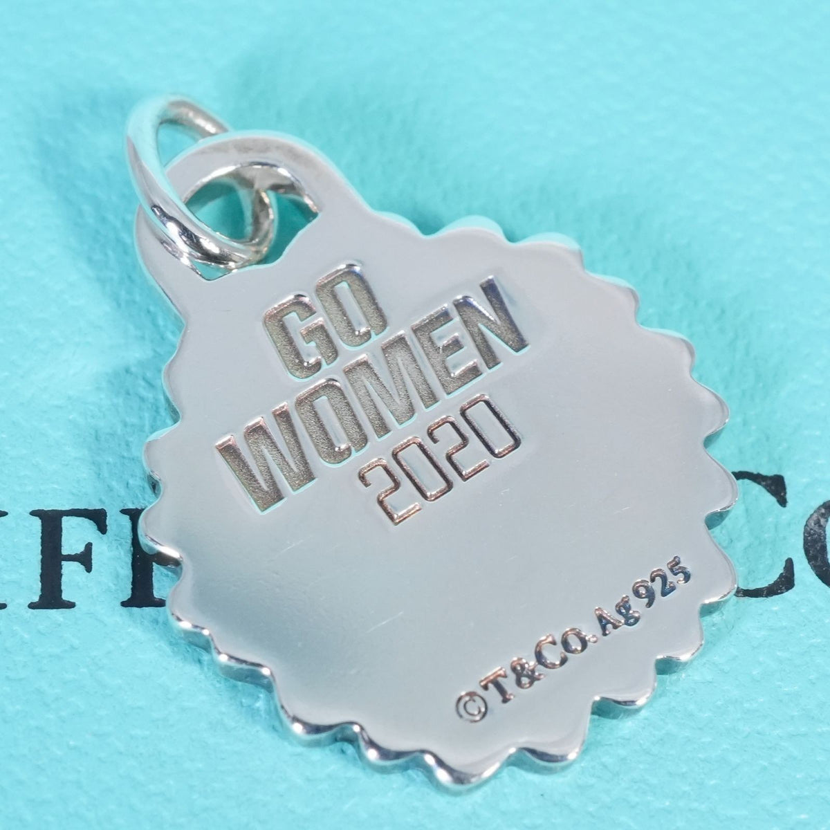 Tiffany & Co Sterling Silver 925 Go Women 2020 Sunflower Pendant Top Charm