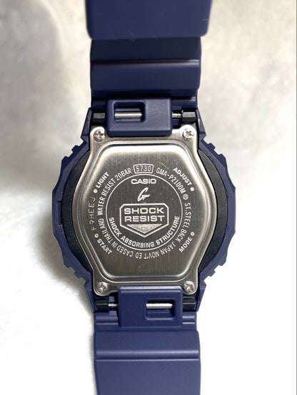 CASIO G-SHOCK GMA-P2100M-2AJF Carbon Core Navy Pink Gold Mens Watch Resin 46mm