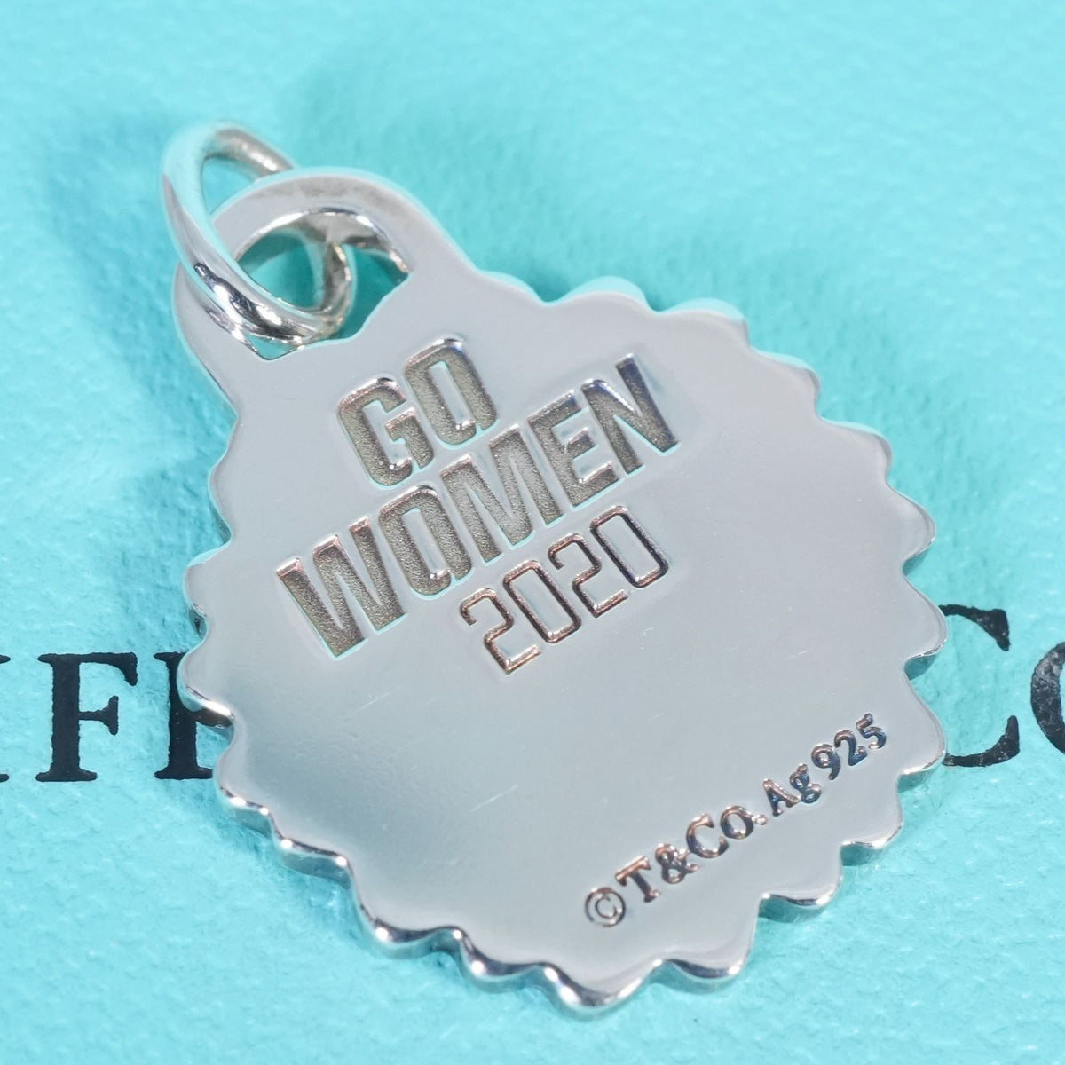 Tiffany & Co Sterling Silver 925 Go Women 2020 Sunflower Pendant Top Charm