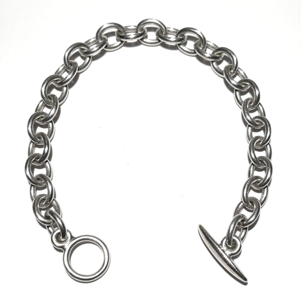 1960s Georg Jensen  #144 Sterling Silver Anchor Bracelet Henning Koppel L 17cm