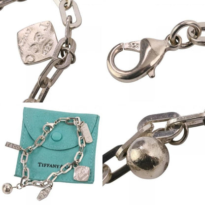 Excellent Tiffany & Co Sterling Silver 925 1837 5 Charm Oval Chain Link Bracelet