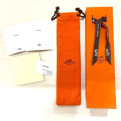 Hermès Attelage Gold Tone Spoon Cutlery Tableware 5.3in New Unused Auth Paris