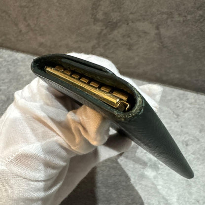 Louis Vuitton Authentic Taiga Leather Multicles Key Case Dark Green Used